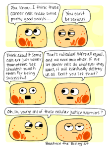 Cellular Justice Warrior - Beatrice the Biologist